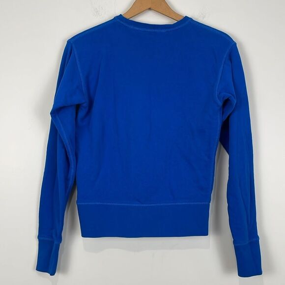 Calvin Klein Women’s Sweatshirt XS Pullover Crewneck Blue - Picture 4 of 7